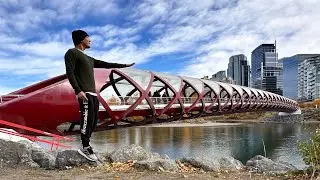 THE PEACE BRIDGE in CALGARY ALBERTA