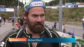 Michael Roesch, Simon Schempp and Tina Bachmann in Altenberg