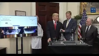 President Trump Makes an Announcement Regarding a Pharmaceutical Glass Packaging Initiative