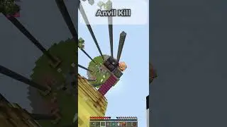 Anvil Kill #shorts #minecraft #pvp