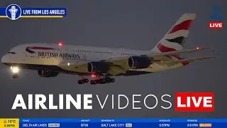 🔴LIVE LAX PLANE SPOTTING: Watch Arrivals and Departures