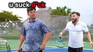SKETCH VS ADIN ROSS IN TENNIS