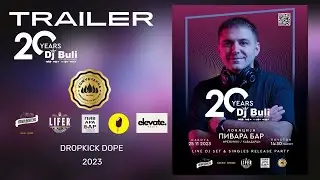 20 Years DJ BULI - live set for DROPKICK DOPE | TRAILER