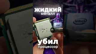 Спидран по жидкому металлу вместо термопасты? Охлаждение процессора #сборкапк #собратьпк