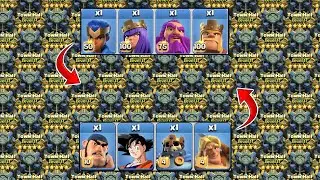 FIGHT MAX HERO NO ABILITY VS TH 17 MAX - CLASH OF CLANS