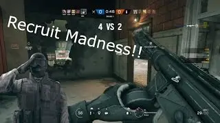 Rainbow six siege Recruit madness!!