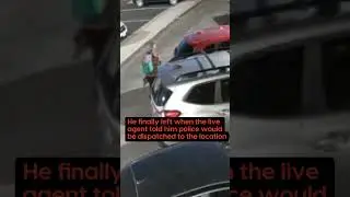 Parking Lot Thief Busted by Remote Guard in Real Time