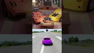 Cars React to CRAZY Crashes 😱🚗