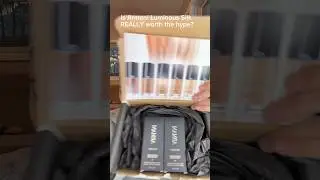 Unboxing + wear test ✨Armani Luminous Silk glow is unmatched. #shortvideo