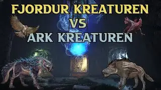 Fjordur Kreaturen VS ARK Dinos | Wer wird den 1VS1 Kampf gewinnen ? | Shady Reagiert