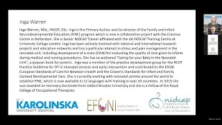 10 Inga Warren. The 2020 Virtual Swedish Conference on Ultra-Early Intervention.