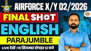 AIRFORCE X/Y 02/2026 | FINAL SHOT | ENGLISH | PARAJUMBLE | BY SHIVAM SIR