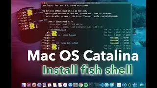 Fish shell and OMF theme installation on mac OS Catalina. Step by step guide.