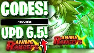 ✨UPDATE 6.5! All NEWLY FAIRY TAIL UPDATE 6.5 CODES FOR ARX | ROBLOX ANIME RANGERS X CODES