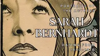 Portraits of the Actress Sarah Bernhardt #art #painting #portrait #actress