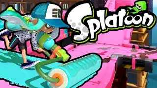 Splatoon Wii U ROLLER GIRL! Inkling New Weapons Shops Online Gameplay Walkthrough PART 2 Nintendo HD