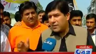 Defence property dealers protest against property tax