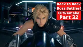 Boss Battle Royale!  Escape Shinra HQ!  Let's Play Final Fantasy 7 Remake Part 32