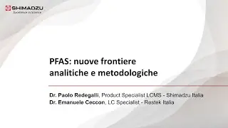 PFAS: nuove frontiere analitiche e metodologiche