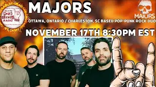 Интервью с Majors (поп-панк-группа из Оттавы, Онтарио) на радиостанции 99.9 Punk World Radio FM