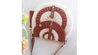 Bolsa de croch&ecirc; redonda bhoo