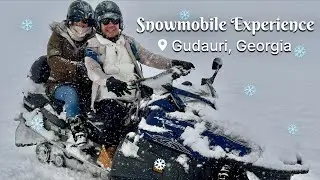 SNOWMOBILE Experience in Gudauri, Georgia ❤️😍