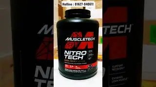 NITRO TECH WHEY GOLD 5.03LBS🔥 #supplements #protein #musclegain #muscletech #musclerecovery #short