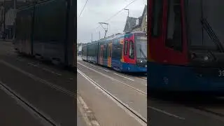 Sheffield Tram-Train 206 heads along Middlewood Road with a Yellow Route Service to Middlewood