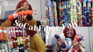 day 2 of the socal fiber fair | i bought so many braids of fiber to spin