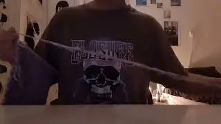 asmr knitting and chewing gum