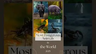 Most Dangerous Animals in the World 2025 🌍 | Deadliest Wild Creatures & Killer Animal List Ranked