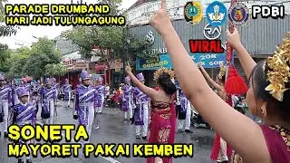 PARADE DRUMBAND SMPN 1 TULUNGAGUNG || SONETA #harijadi #paradedrumband #drumbandsmp #smpn1soneta