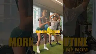 Morning movement routine with my mom. Join us.
