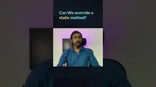 Can We override a Static method in Java?
