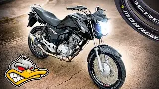 PRIMEIRO MOTOVLOG DE FAN 160 COM AROS MONACO E ESCAPE GRS