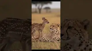 Lost Baby Deer Finds Comfort with a Mother Cheetah | Rare Wildlife Moment