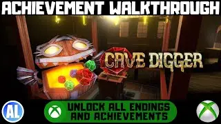 Cave Digger #Xbox Achievement Walkthrough - All Endings/Achievements