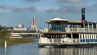 Ferry across Seven Seas Lagoon to the Magic Kingdom! 