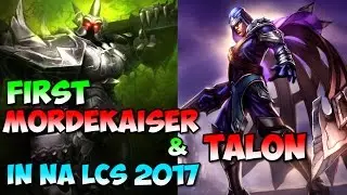 First Mordekaiser (bot) & Talon (vs.Zed) picks in NA LCS 2017 Flyquest vs Team Envy