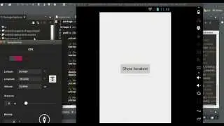 Android location manager sample (GPS)