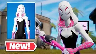 НОВЫЙ ГЕЙМПЛЕЙ С ОБЛИКОМ ПАУК-ГВЕН В FORTNITE!