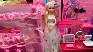 15-Minute Ultra Satisfying Barbie Dream Wardrobe Toy Set Unboxing ASMR