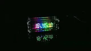 Soviet-Inspired VFD Clock: Sharp Display & High Brightness for Every Workspace