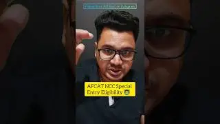 AFCAT NCC Special Entry | By Sunil Adhikari #shorts #shortsvideo