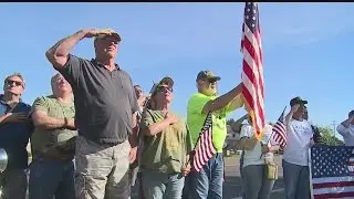 Local veterans protest against Kaepernick's actions