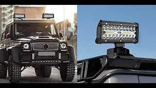 NAO WATERPROOF 7-inch LED LIGHT BARS FLOOD BEAMS  for ON & OFF-ROAD VEHICLES
