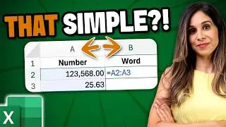 The New Excel Trick: Instantly Convert Words &harr; Numbers