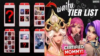 THE ULTIMATE WAIFU TIER LIST | CERTIFIED MOMMY ALERT!