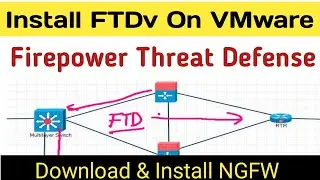 Day-01 | How to Install CISCO FTD on VMWare | Cisco Firepower Tutorial