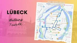 Walking Tour Lübeck 4 K Winter Innenstadt Holstentor bis Burgtor Hüxstrasse Fotospots 2024